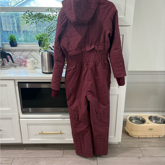 FP Movement by Free People Burgundy Jumpsuit with Pink Accents - Picture 4 of 4